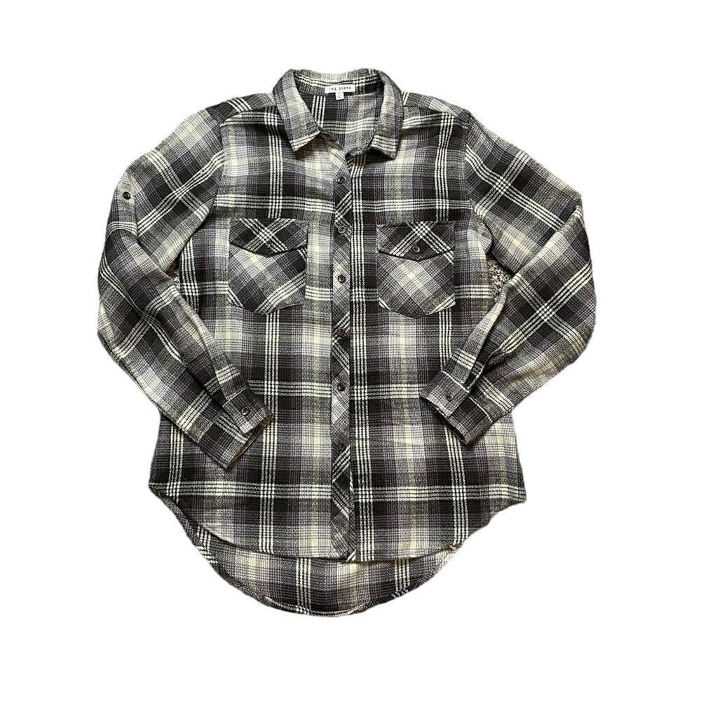 RAG POETS Long Sleeve Plaid Button Down Shirt Size Medium